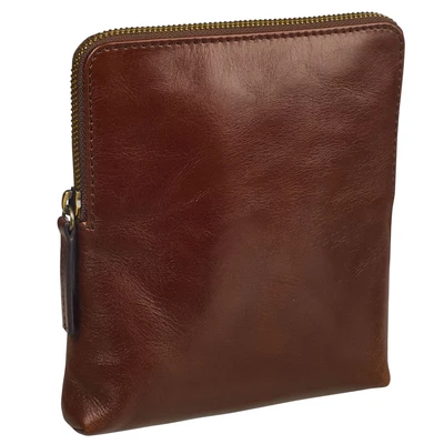 Afbeelding van LEONHARD HEYDEN Leren Schoudertas Cambridge Crossbody Bag Redbrown Bruine