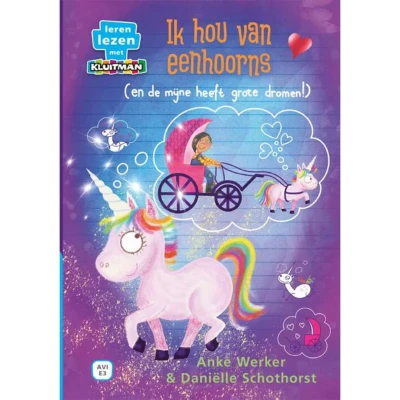 Afbeelding van Uitgeverij kluitman ik hou van eenhoorns (en de mijne heeft grote dromen!) avi e3
