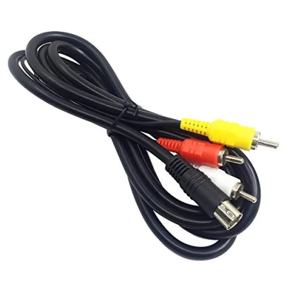 Afbeelding van AFUNTA 6 Voet Standaard AV Kabel RCA Aansluitsnoer Compatibel Sega Genesis 2 &amp; 3