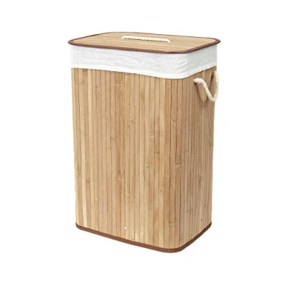 Afbeelding van Compactor RAN5217 opberg en opbergsystemen, bamboe polyester katoen, naturel, 45 x 35 h. 60 cm