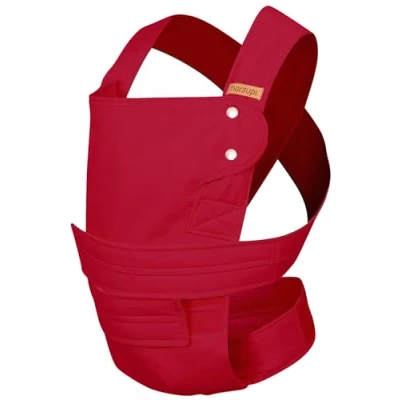 Afbeelding van marsupi baby en kinderdrager, versie 2.0 (robijnrood/rood, L)