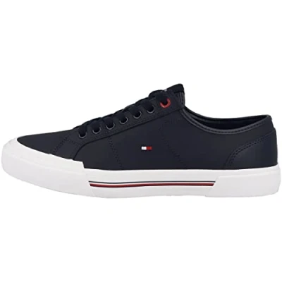 Afbeelding van Tommy Hilfiger CORE Corporate Sneakers laag, Heren, Maat: 40, Desert sky Leer