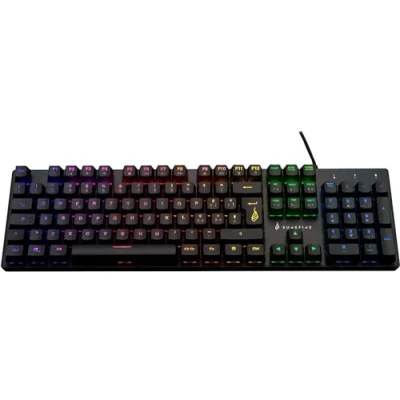 Afbeelding van SureFire Kingpin M2 mechanisch gamingtoetsenbord Italiaans, gaming multimedia keyboard full size, RGB toetsenbord met verlichting, 100% anti ghosting toetsen, Italiaanse QWERTY lay out