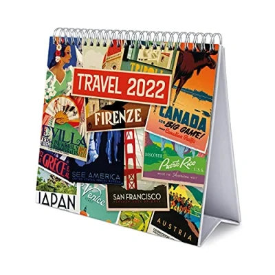 Afbeelding van Grupo Erik CS22027Kalender 2022 Travel Bureaukalender 12 Maanden