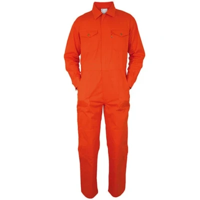 Afbeelding van Carson Classic Workwear KTH735.HY werkoverall van puur katoen 44 oranje
