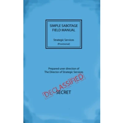 Afbeelding van Simple Sabotage Field Manual