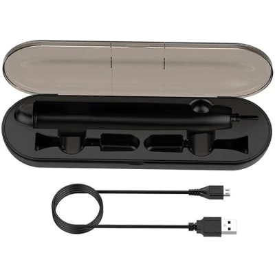 Afbeelding van ABS Draagbare Elektrische Tandenborstel Oplader Opladen Case voor Philips SONICARE Diamond Clean (zwart)
