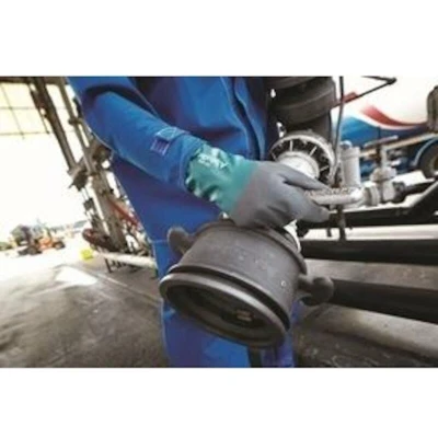 Afbeelding van Handschoen Alphatec 58 435 Nitril Antraciet Groen Maat 9 per 72