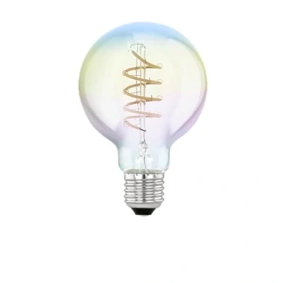Afbeelding van EGLO LED lamp E27 4W G80 2000K filament iriserend dim