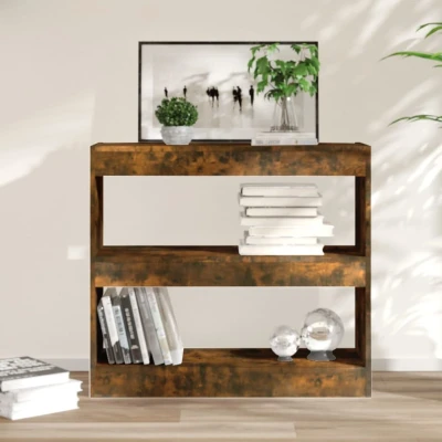 Afbeelding van vidaXL Boekenkast/kamerscherm 80x30x72 cm gerookt eikenkleurig