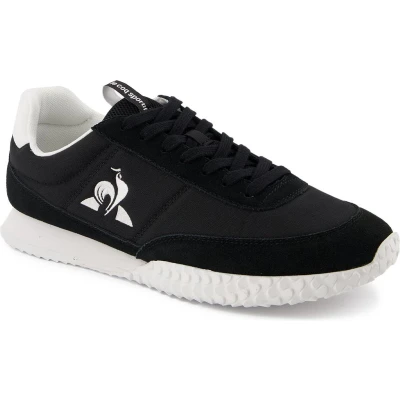 Afbeelding van le coq sportif Veloce Sneakers laag, Heren, Maat: 42, Black/optical white Leer en textiel