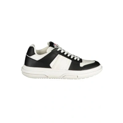 Afbeelding van Tommy Hilfiger Zwarte Polyester Sneakers Met Stijlvolle Comfort