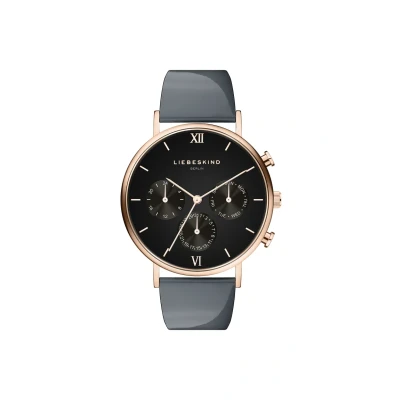 Afbeelding van Liebeskind Berlin Chronograaf, Dames, Maat: One Size, Blaugrau