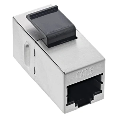 Afbeelding van RJ45 socket/jack inlaat, SNAP In, Cat.6 stp, InLine®, bulk