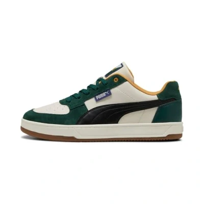 Afbeelding van Puma Caven 2.0 Greenside Unisex Sneakers laag, Maat: 37.5, Dark myrtle/peaceful blue/alpine snow Leer/ synthetisch