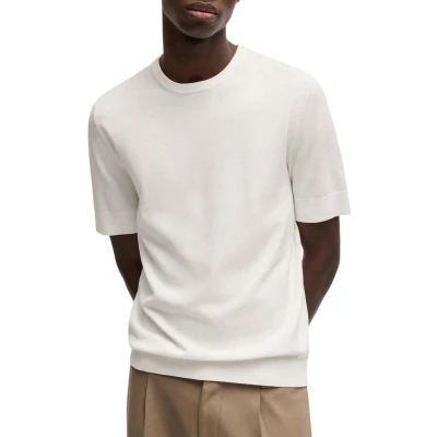 Afbeelding van HUGO Tshirt basic, Heren, Maat: Medium, Natural two