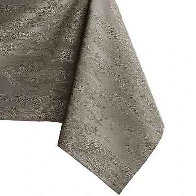 Afbeelding van AmeliaHome tafelkleed lotuseffect waterafstotend linnenlook Cappuccino Vesta 110x110 cm