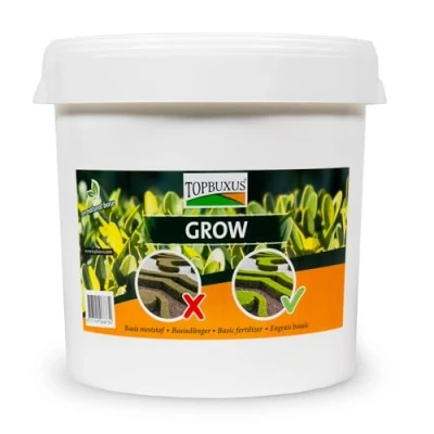 Afbeelding van TOPBUXUS GROW TURBO Professionele Buxus meststof 20kg voor 400m2 Geen Gele Blaadjes