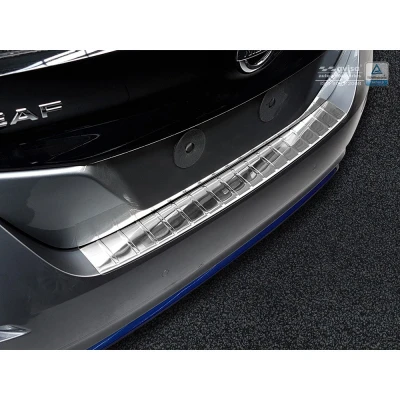 Afbeelding van Avisa RVS Achterbumperprotector passend voor Nissan Leaf II 2017 &#039;Ribs&#039;