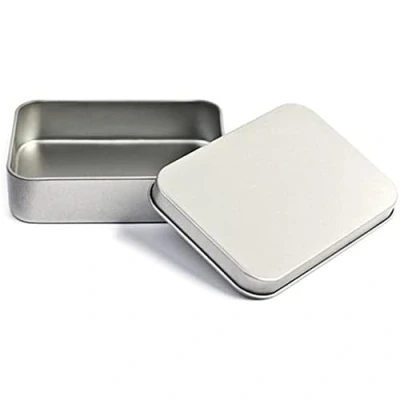 Afbeelding van Speelkaartenbox van metaal (metalen doos/metalen doos voor speelkaarten), speelkaartendoos