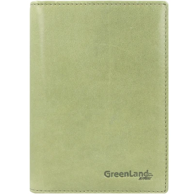 Afbeelding van Greenland Nature Zachte gekleurde paspoorthoes RFID leer 12 cm
