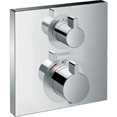 Afbeelding van Hansgrohe Ecostat Square thermostaat afbouwdeel voor 2 functies