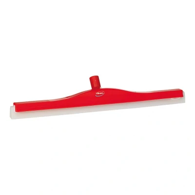 Afbeelding van Vikan Klassieke Vloertrekker met flexibele nek en Wit Schuimrubber 60cm Rood