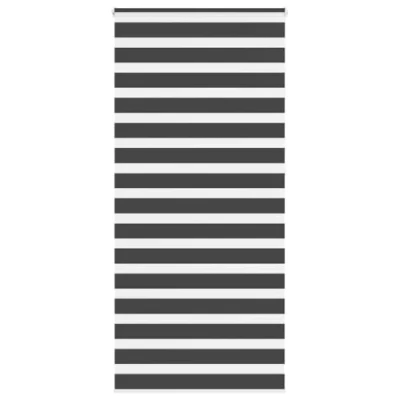 Afbeelding van vidaXL Zebra rolgordijn 95x230 cm stofbreedte 90,9 zwart