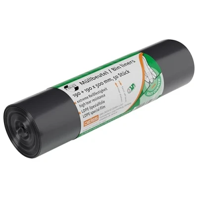 Afbeelding van DEISS FIRST PLUS van LDPE, 1A materiaal, 15 l, grijs, 50 stuks/rol