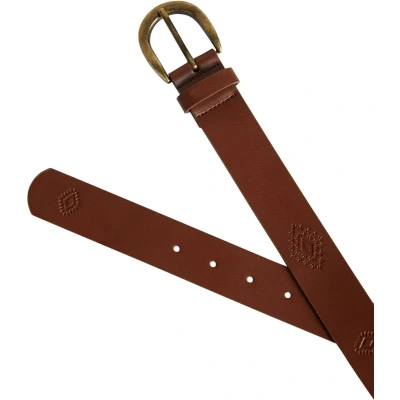 Afbeelding van Desigual Leren Riem Belt Julieta W95 Camel Bruine