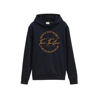 Afbeelding van TOM Tailor Hoodie, Heren, Maat: XL, Dunkelblau