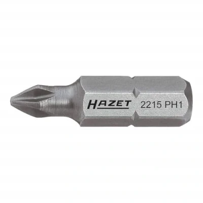 Afbeelding van HAZET 2215 PH1 Kruis bit PH 1 Speciaal staal Taai C 6.3 stuk(s)