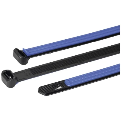 Afbeelding van HellermannTyton 111 50000 SGT100S PA66HS/TPE BK/BU Kabelbinder 12.7 mm Zwart/blauw 1 stuk(s)