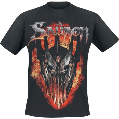 Afbeelding van Spiral The Lord Of Rings Heren Tshirt XL LOTR SAURON METAL TEE Zwart