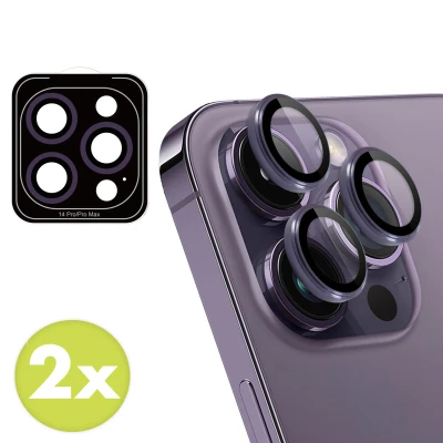 Afbeelding van 2 Pack Screenprotectors Apple iPhone 14 Pro: iMoshion Camera lens protector Glas