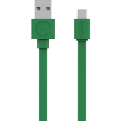 Afbeelding van Allocacoc USB kabel Platte Green