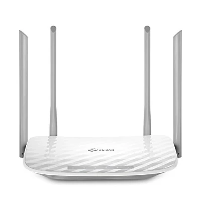 Afbeelding van TP Link AC1200 Wireless Dual Band Wi Fi Router, Speed Up to 867 Mbps/5 GHz + 300 Mbps/2.4 GHz, 4+1 Fast Ports, Single Core CPU, Parental Control, Easy setup (Archer C50)
