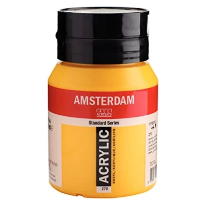 Afbeelding van Amsterdam Standard Series Acrylverf 500 ml 270 Azogeel Donker