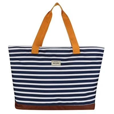 Afbeelding van Regatta Strandtas Stamford Polyester Blauw/wit