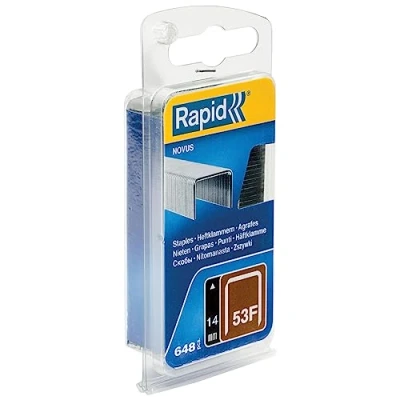 Afbeelding van Rapid Nr. 53F dundraadnieten 14 mm, 648 stuks 5000558