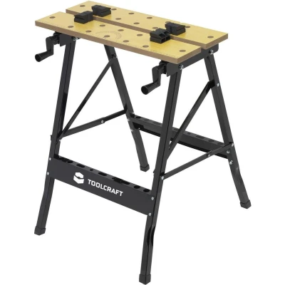 Afbeelding van TOOLCRAFT YH WB014 Mobiele werkbanktafel inklapbaar (b x h d) 605 625 755 mm