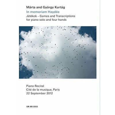 Afbeelding van Marta And Gyorgy Kurtag In Memoriam Haydee / Jatekok Games Transcrip (Blu ray)