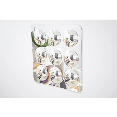 Afbeelding van Groot Acryl Spiegelpaneel Met 9 Koepels 490 mm