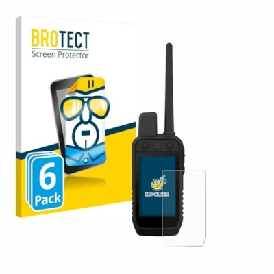 Afbeelding van BROTECT Screenprotector voor Garmin Alpha 300 K Folie Beschermfolie transparant (6 Stuks)