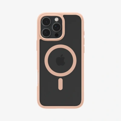 Afbeelding van Spigen Ultra Hybrid MagFit Case voor iPhone 16 Pro Max, Compatibel met MagSafe accessories hoesje Frost Rose Titanium