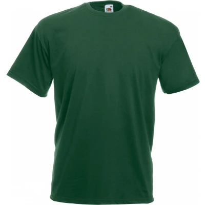 Afbeelding van Fruit Of The Loom Heren Valueweight T shirt met korte mouwen (Bottle Groen)