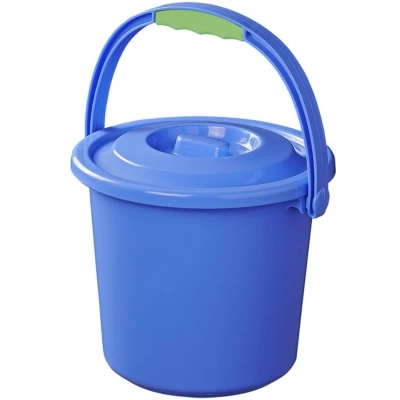 Afbeelding van Pro Plus Emmer met Deksel 5 liter Blauw