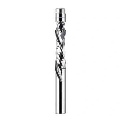 Afbeelding van SpeTool Afschuiningsfrees 8 mm Schacht Op &amp; Neer Kopieerfrees voor Bovenfrees Compressie 32 Snijlengte Extra Lang Hardmetalen Frees Spiraalgroef met dubbel kogellager Onderzijde Spiraalfrees