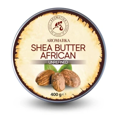 Afbeelding van Shea Boter 400g (Koudgeperst) 100% Puur Natuurlijke Lichaamsboter Rijk aan Mineralen &amp; Vitamines voor Intensieve Huidverzorging Massage Wellness Cosmetica Ontspanning Anti Rimpels Aging Hydrateert Vochtinbrengend