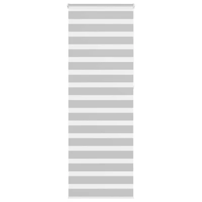 Afbeelding van vidaXL Zebra rolgordijn 75x230 cm stofbreedte 70,9 lichtgrijs